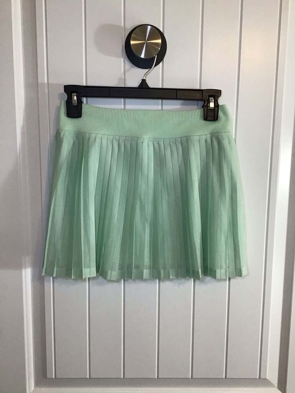 FP Movement Rally Pleated Mesh Miniskort M/L Mint Green Sporty Athletic - Picture 3 of 11